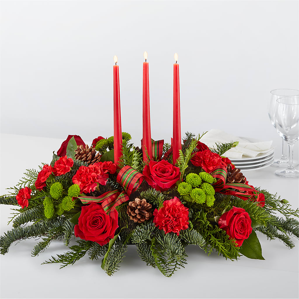 By the Candlelight Centerpiece – EDDY'S FLOWERS, Norwalk CA