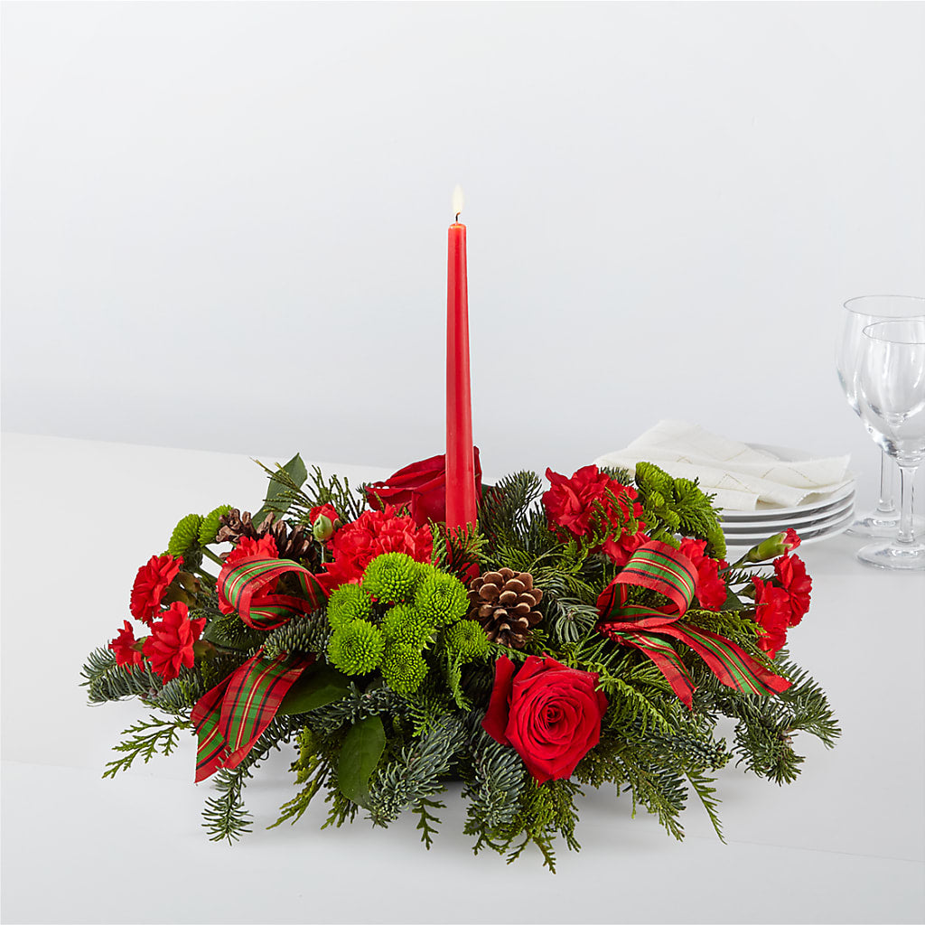 By the Candlelight Centerpiece – EDDY'S FLOWERS, Norwalk CA