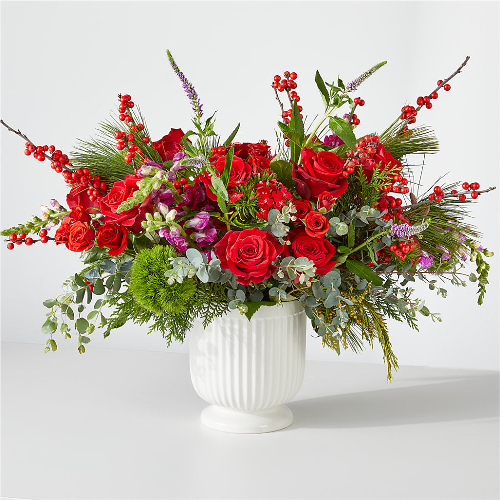 Big Red Bow Bouquet – EDDY'S FLOWERS, Norwalk CA
