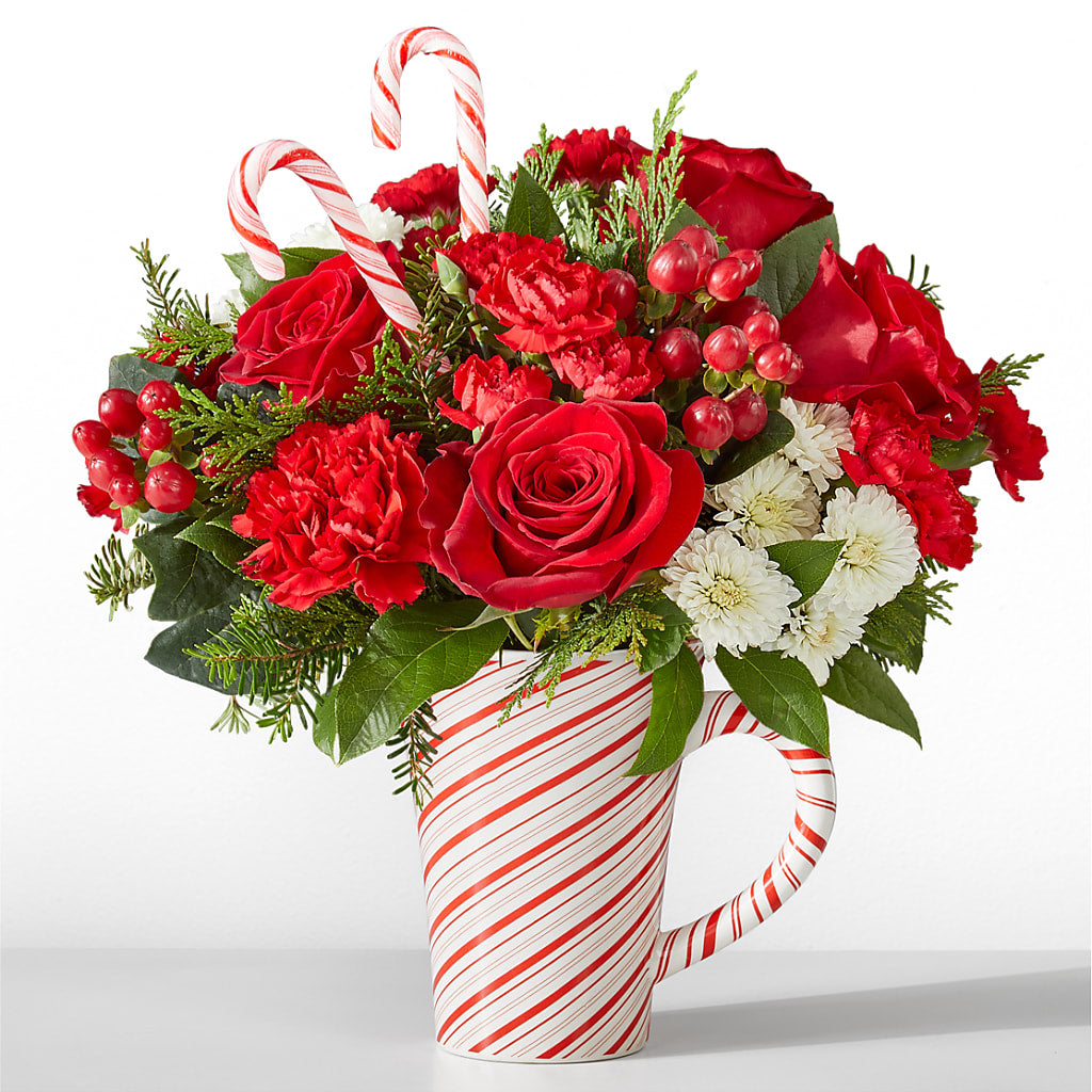 Peppermint Swirl Mug – EDDY'S FLOWERS, Norwalk CA