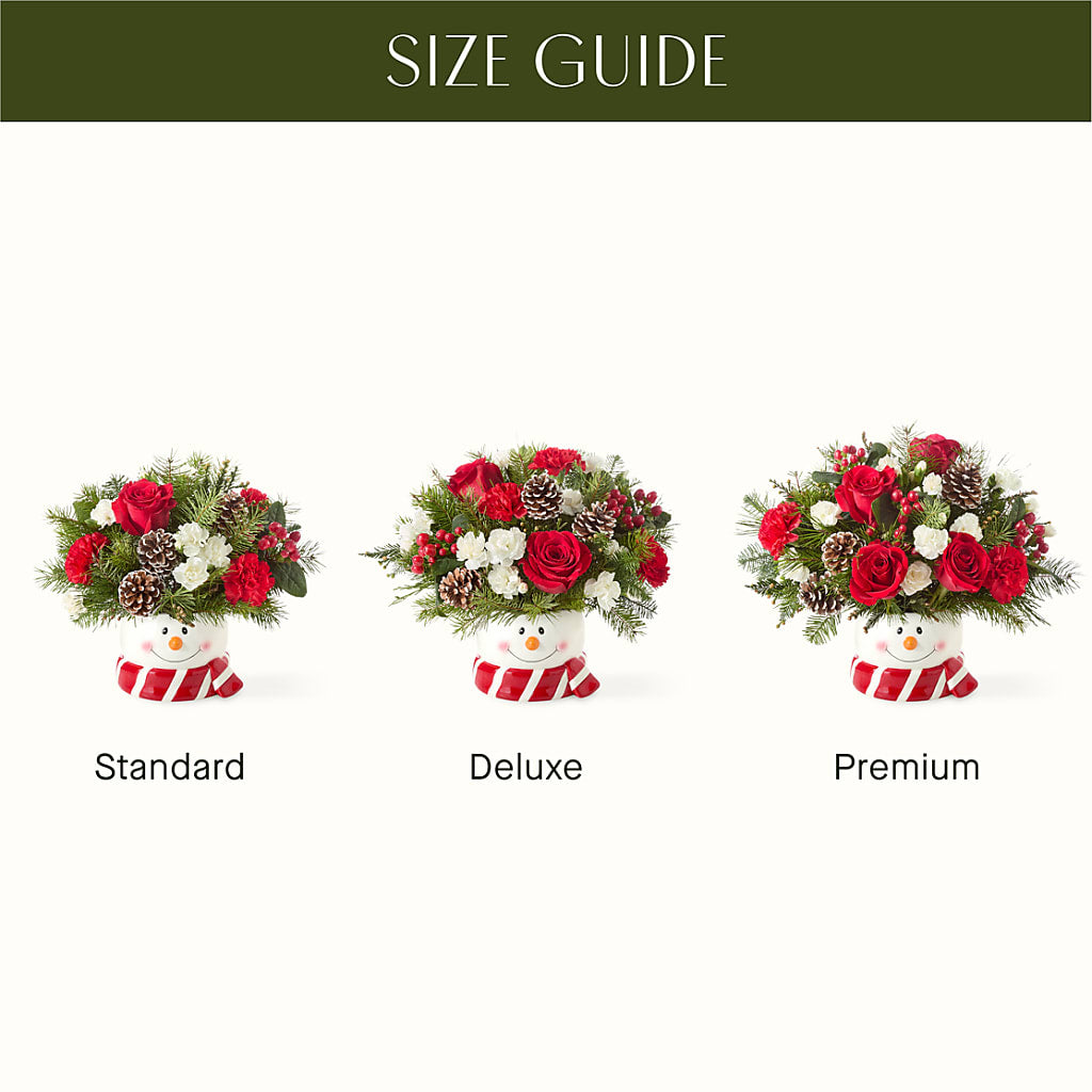 Jolly Snowman Bouquet – EDDY'S FLOWERS, Norwalk CA