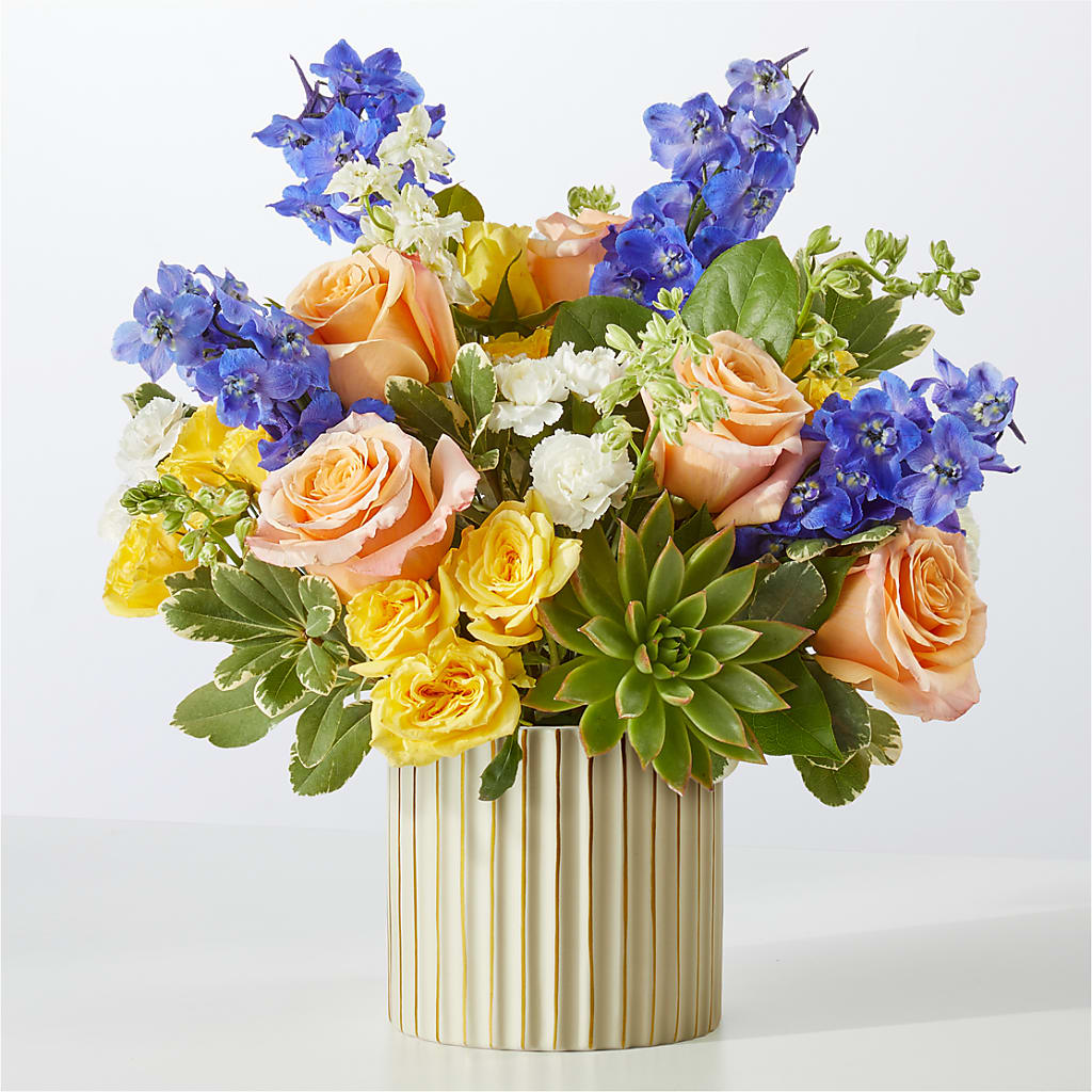 Cobalt Reverie Bouquet – EDDY'S FLOWERS, Norwalk CA