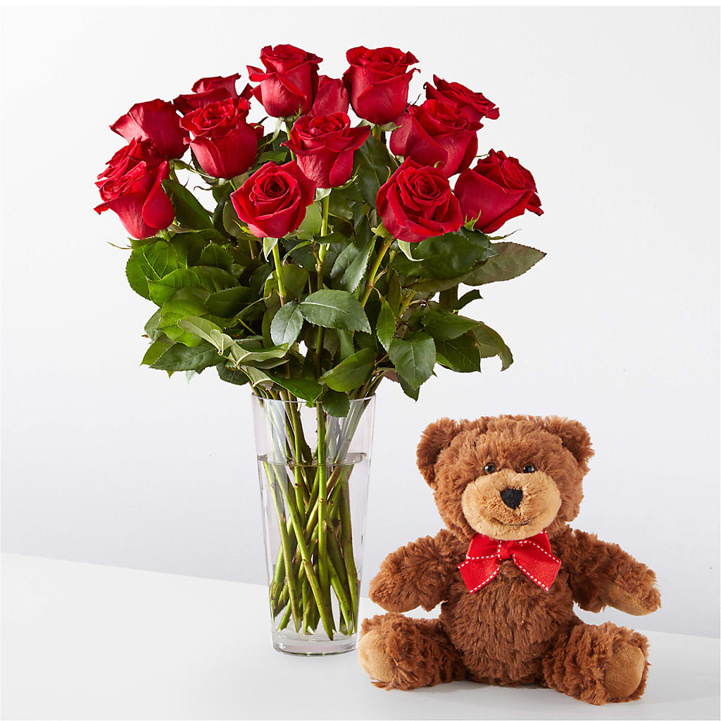 Romantic Long Stem Red Rose Bouquet Bundles – EDDY'S FLOWERS, Norwalk CA