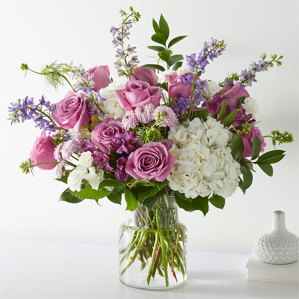 Violet Caress Bouquet – EDDY'S FLOWERS, Norwalk CA