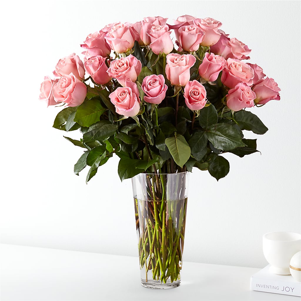 Long Stem Pink Rose Bouquet – EDDY'S FLOWERS, Norwalk CA