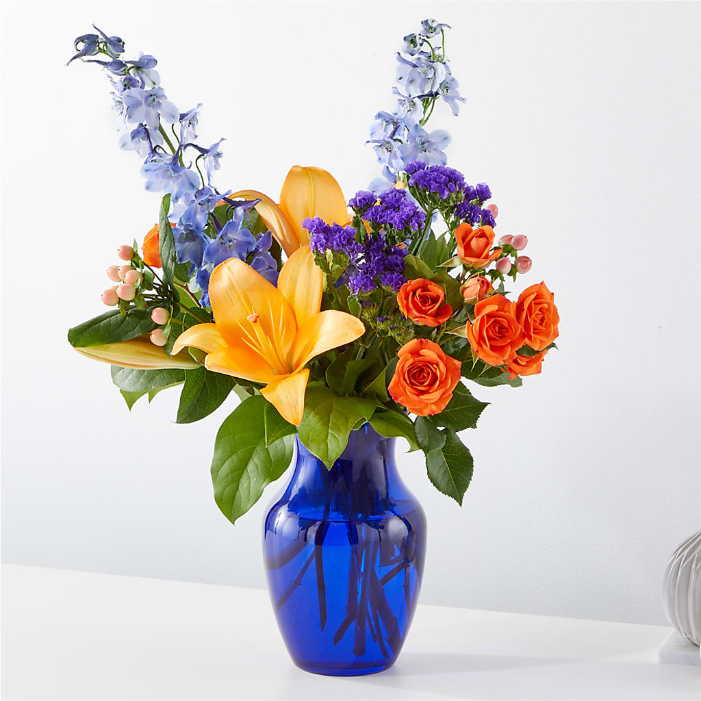 Radiant Citrus Bouquet – EDDY'S FLOWERS, Norwalk CA