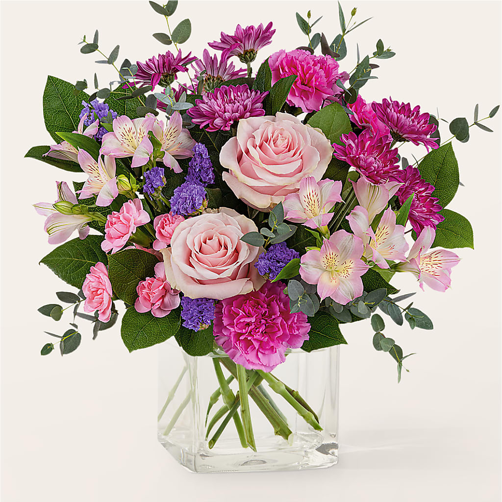 Rosy Radiance Bouquet – EDDY'S FLOWERS, Norwalk CA