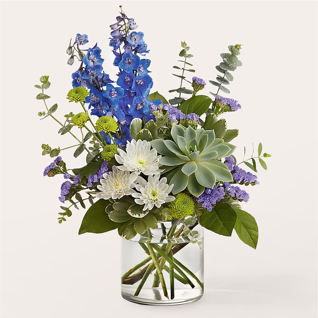 Cerulean Waves Bouquet – EDDY'S FLOWERS, Norwalk CA