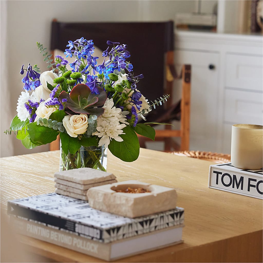 Cerulean Waves Bouquet – EDDY'S FLOWERS, Norwalk CA