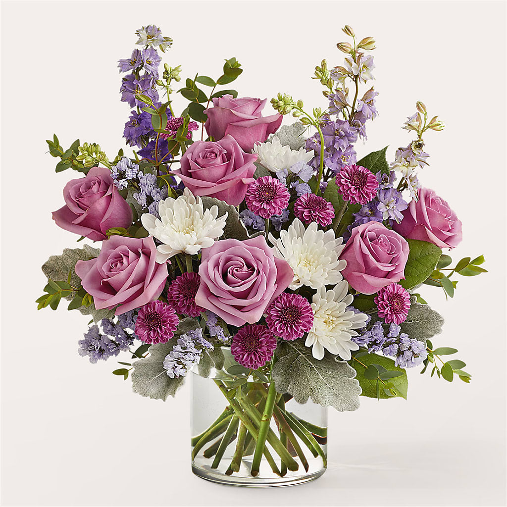 Violet Frost Bouquet – EDDY'S FLOWERS, Norwalk CA