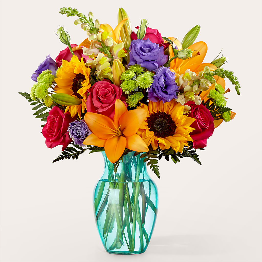 Double Rainbow Bouquet – EDDY'S FLOWERS, Norwalk CA