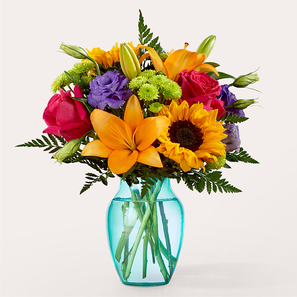 Double Rainbow Bouquet – EDDY'S FLOWERS, Norwalk CA
