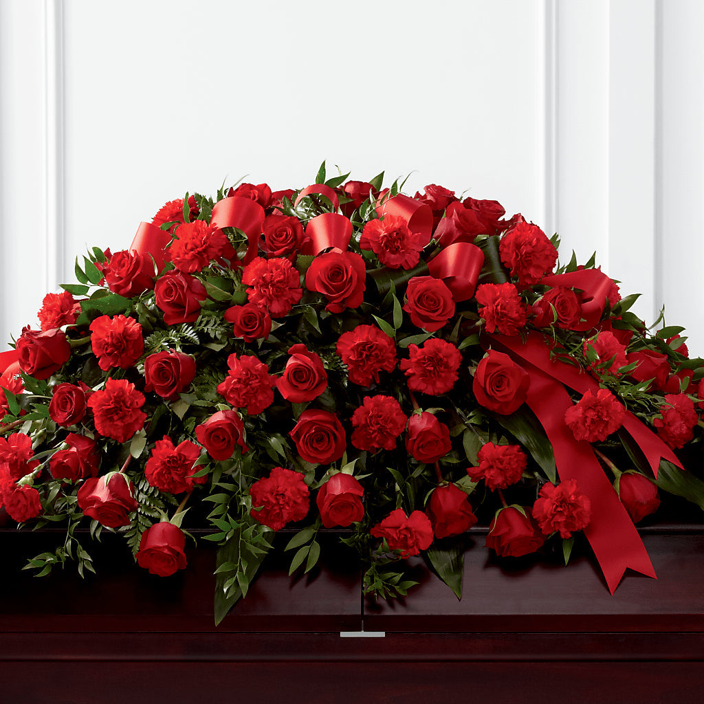Tribute of Life Casket Spray – EDDY'S FLOWERS, Norwalk CA