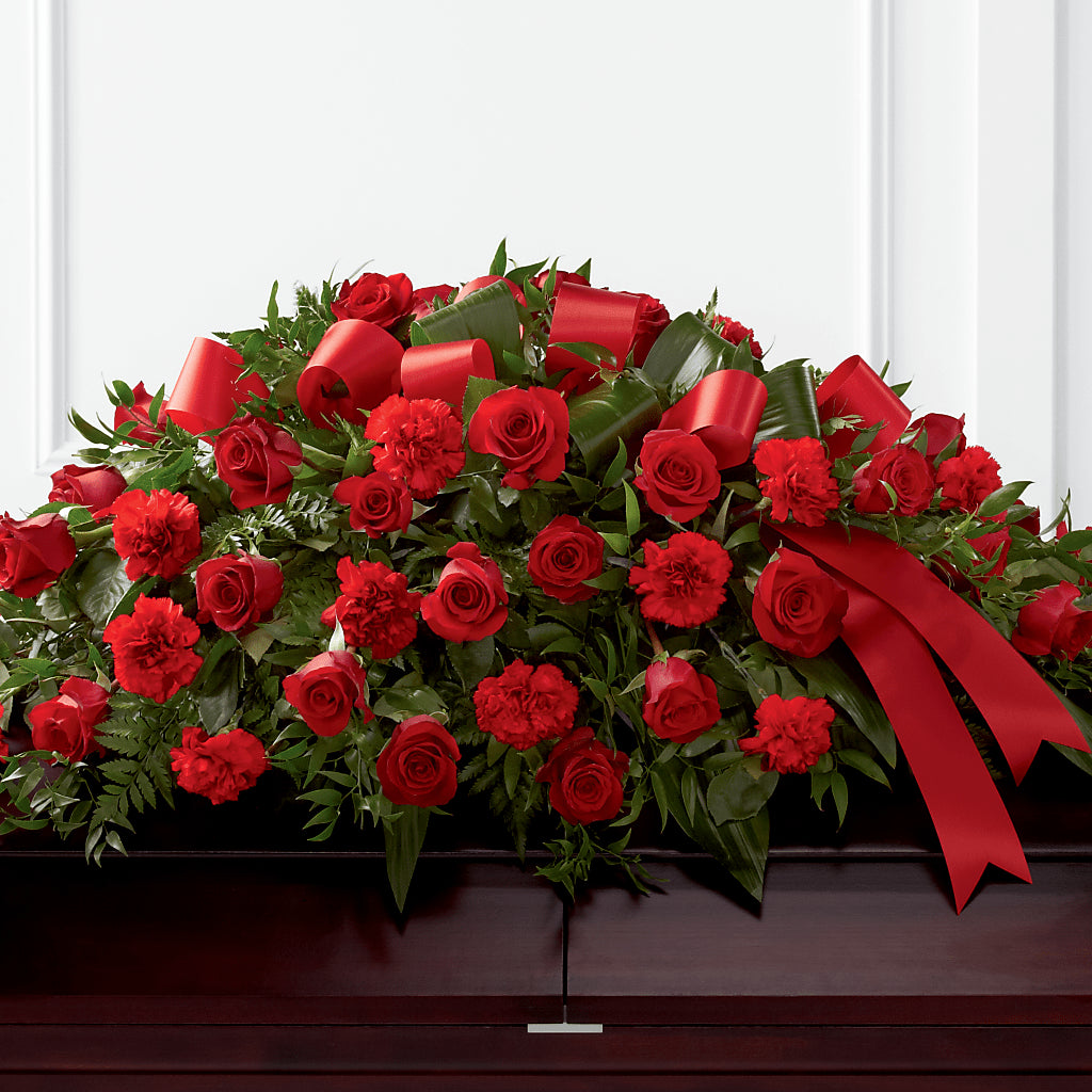 Tribute of Life Casket Spray – EDDY'S FLOWERS, Norwalk CA