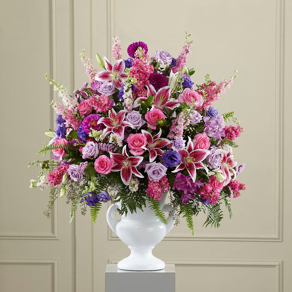 Peaceful Tribute Arrangement – EDDY'S FLOWERS, Norwalk CA
