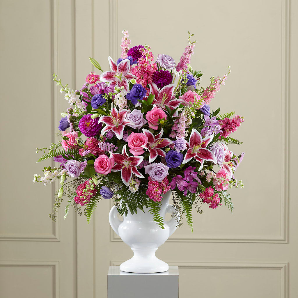 Peaceful Tribute Arrangement – EDDY'S FLOWERS, Norwalk CA