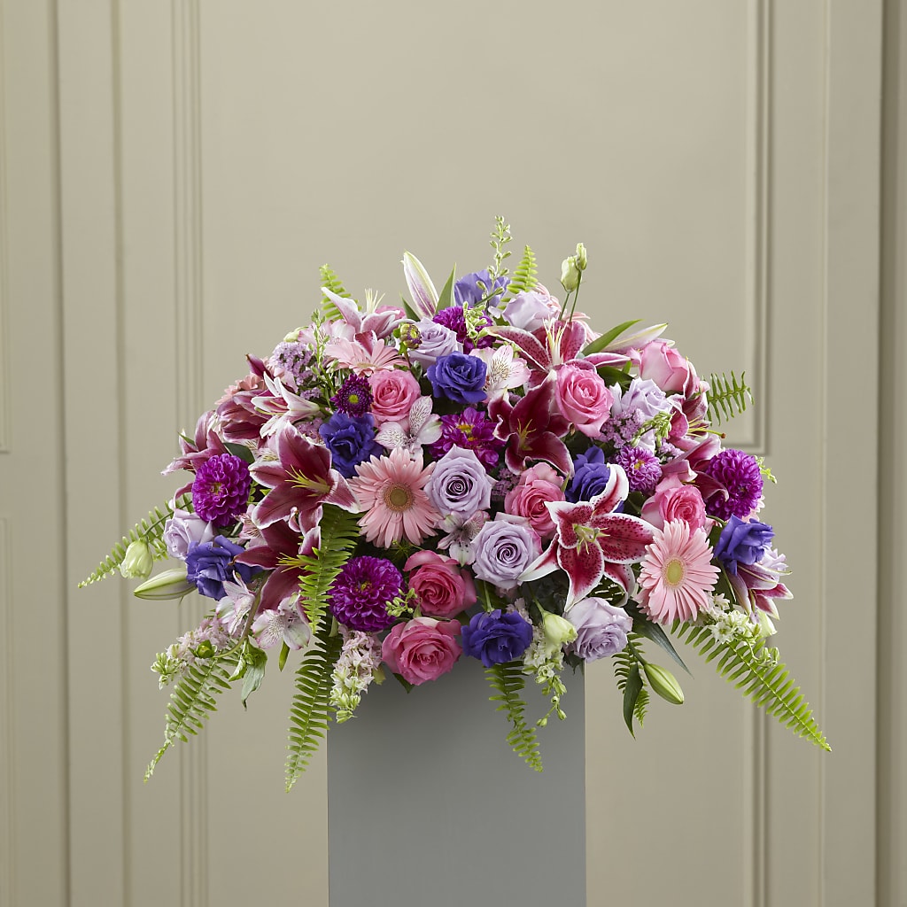 Fare Thee Well Pedestal – EDDY'S FLOWERS, Norwalk CA