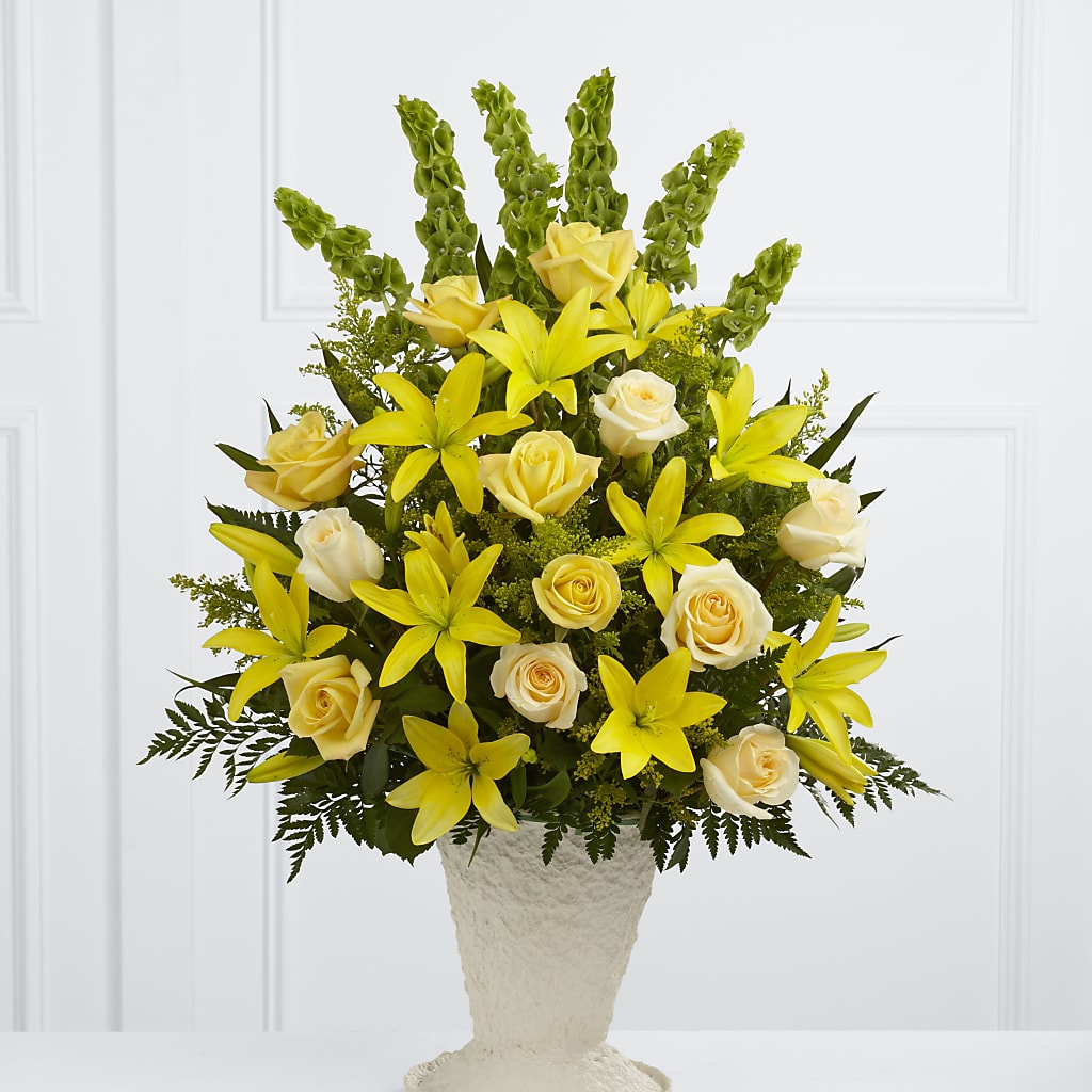 Golden Memories Arrangement – EDDY'S FLOWERS, Norwalk CA