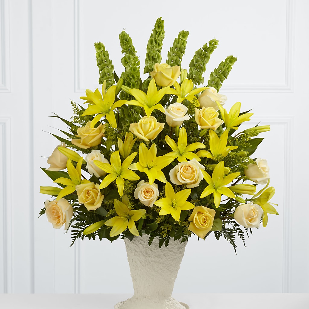 Golden Memories Arrangement – EDDY'S FLOWERS, Norwalk CA