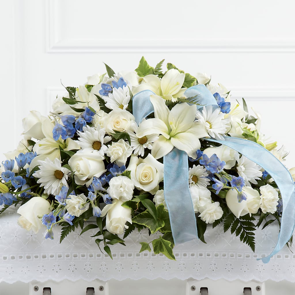 Tender Treasure Casket Spray – EDDY'S FLOWERS, Norwalk CA