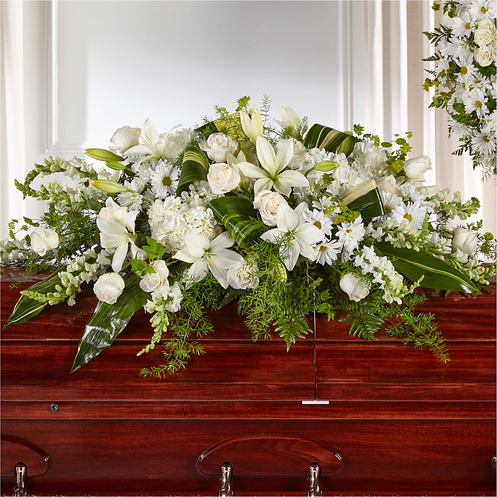 Abundance Casket Spray – EDDY'S FLOWERS, Norwalk CA