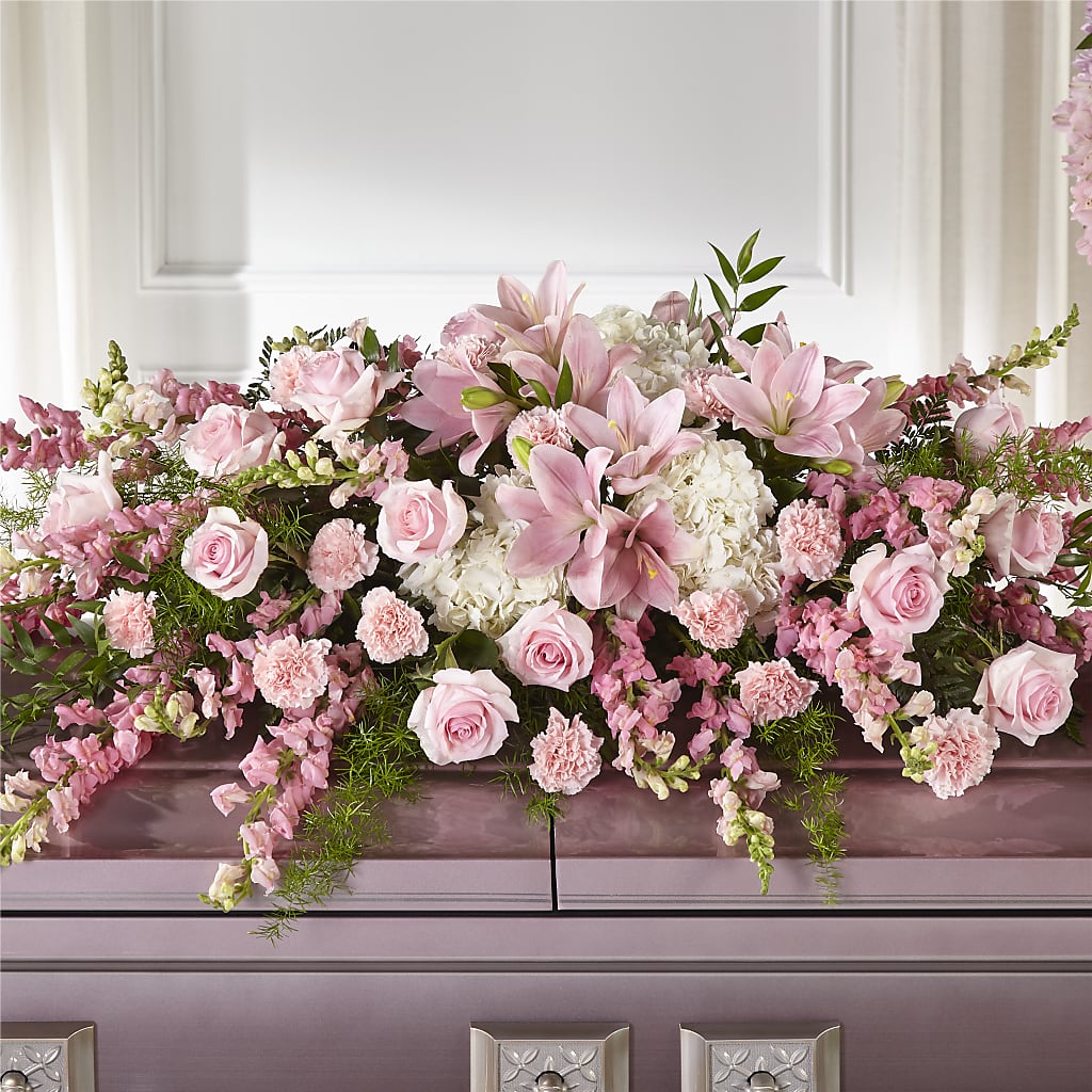 Life & Remembrance Casket Spray – EDDY'S FLOWERS, Norwalk CA