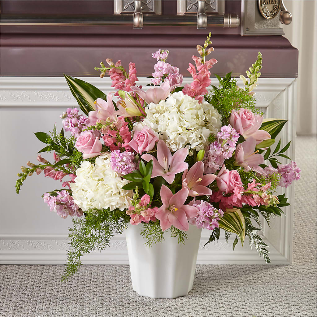 Simply Serene Floor Basket – EDDY'S FLOWERS, Norwalk CA