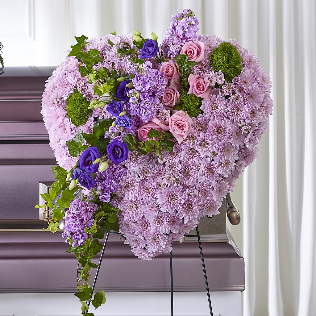 Treasured Love Standing Heart – EDDY'S FLOWERS, Norwalk CA