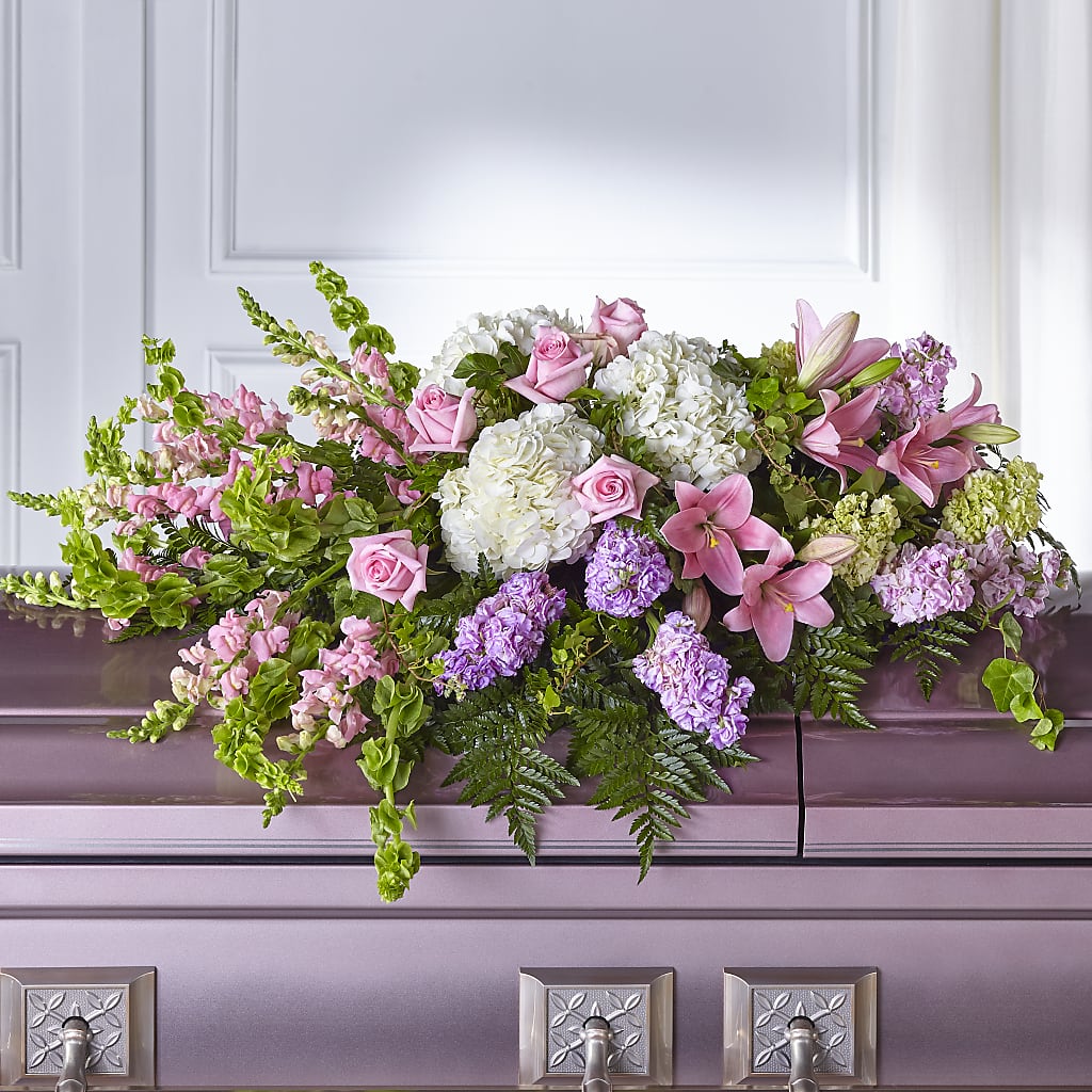 Life's Gratitude Casket Spray – EDDY'S FLOWERS, Norwalk CA