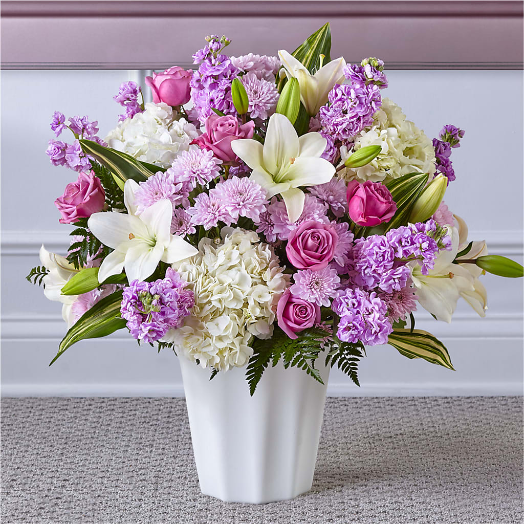 Heaven Sent Floor Basket – EDDY'S FLOWERS, Norwalk CA