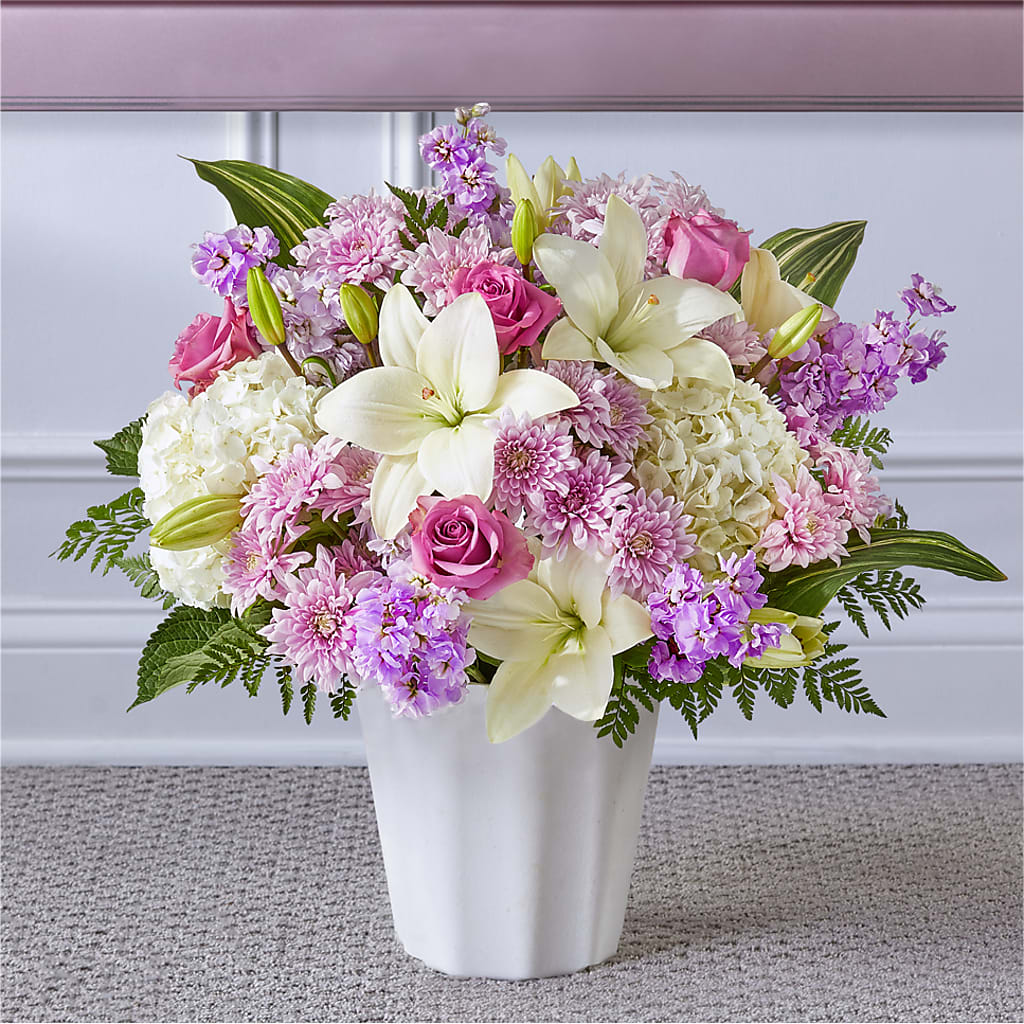 Heaven Sent Floor Basket – EDDY'S FLOWERS, Norwalk CA