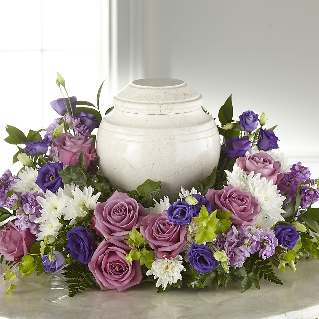 Blooming Sympathy Cremation Adornment – EDDY'S FLOWERS, Norwalk CA