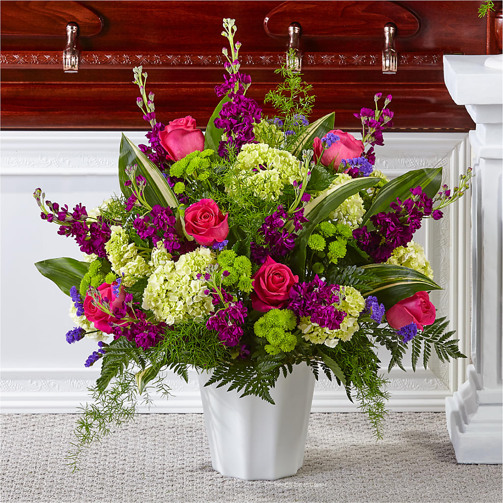 Beautiful Horizons Floor Basket – EDDY'S FLOWERS, Norwalk CA