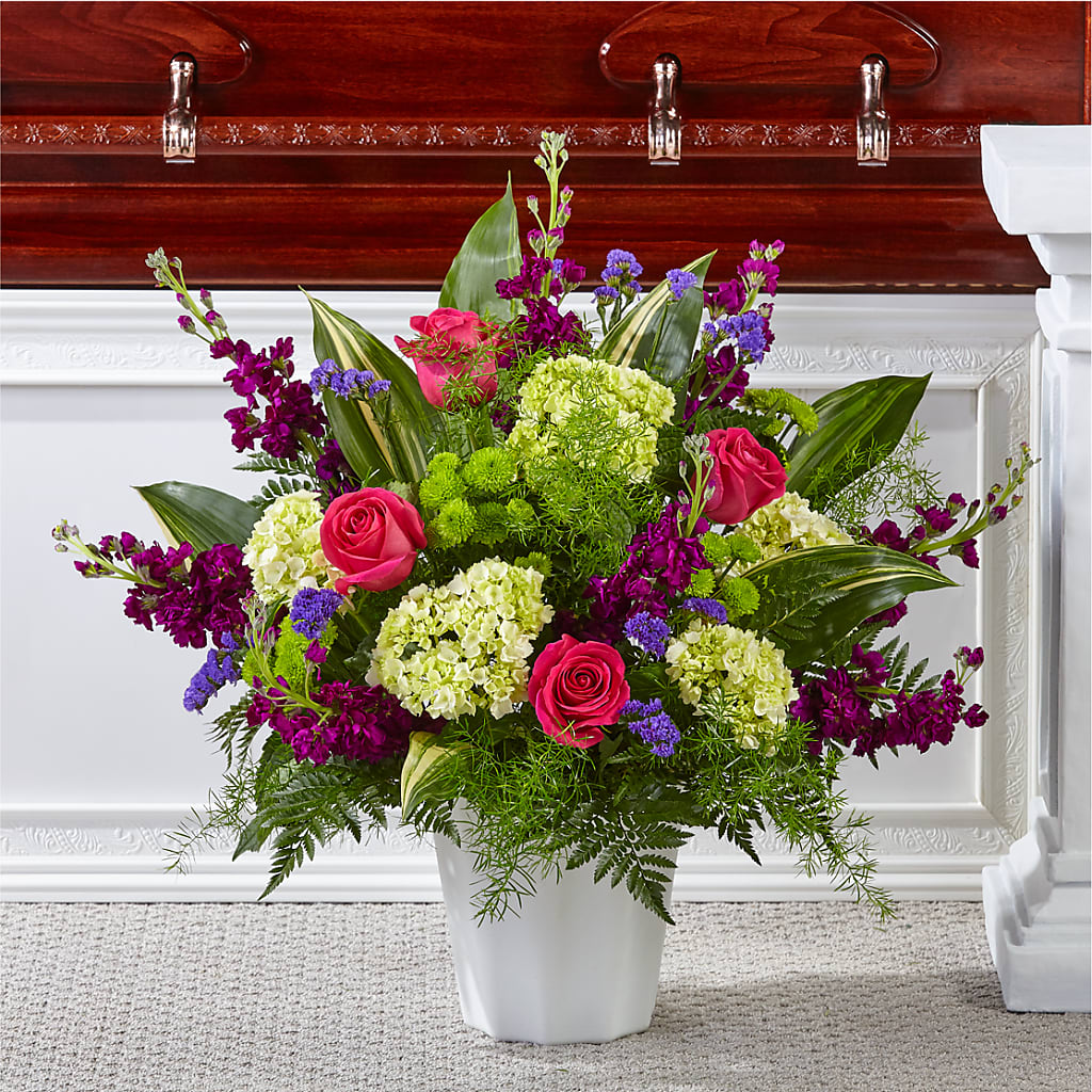 Beautiful Horizons Floor Basket – EDDY'S FLOWERS, Norwalk CA