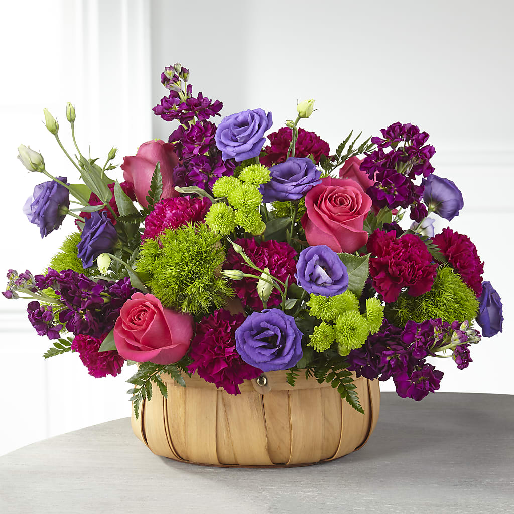Serene Sanctuary Basket – EDDY'S FLOWERS, Norwalk CA