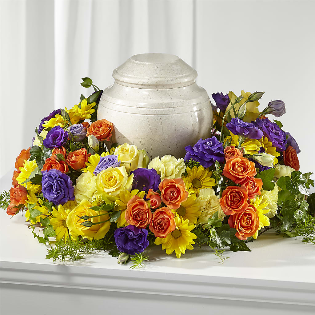 Blossoms of Remembrance Cremation Adornment – EDDY'S FLOWERS, Norwalk CA