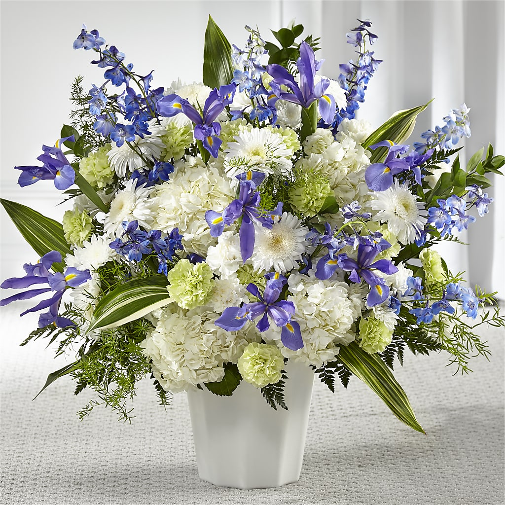 Soft Serenity Floor Basket – EDDY'S FLOWERS, Norwalk CA