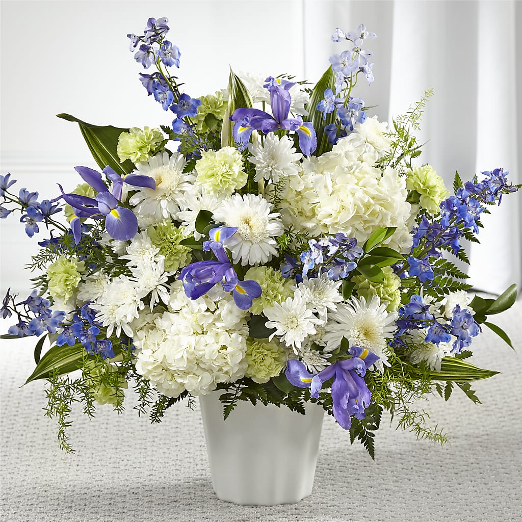 Soft Serenity Floor Basket – EDDY'S FLOWERS, Norwalk CA