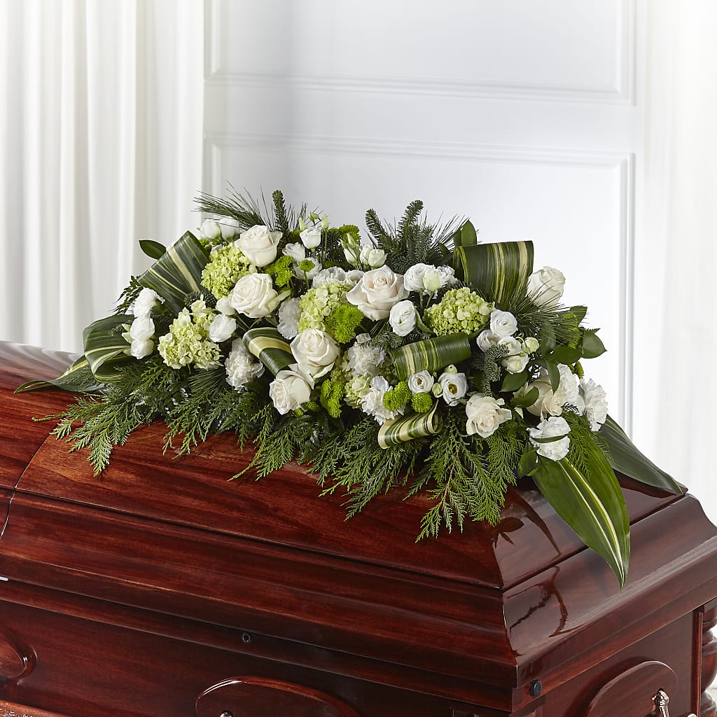 Hopeful Gesture Casket Spray – EDDY'S FLOWERS, Norwalk CA