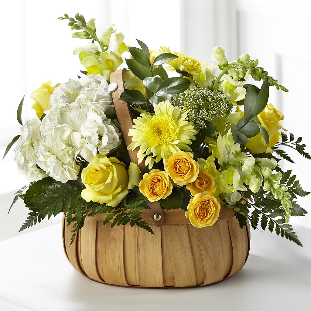 Rustic Remembrance Basket – EDDY'S FLOWERS, Norwalk CA