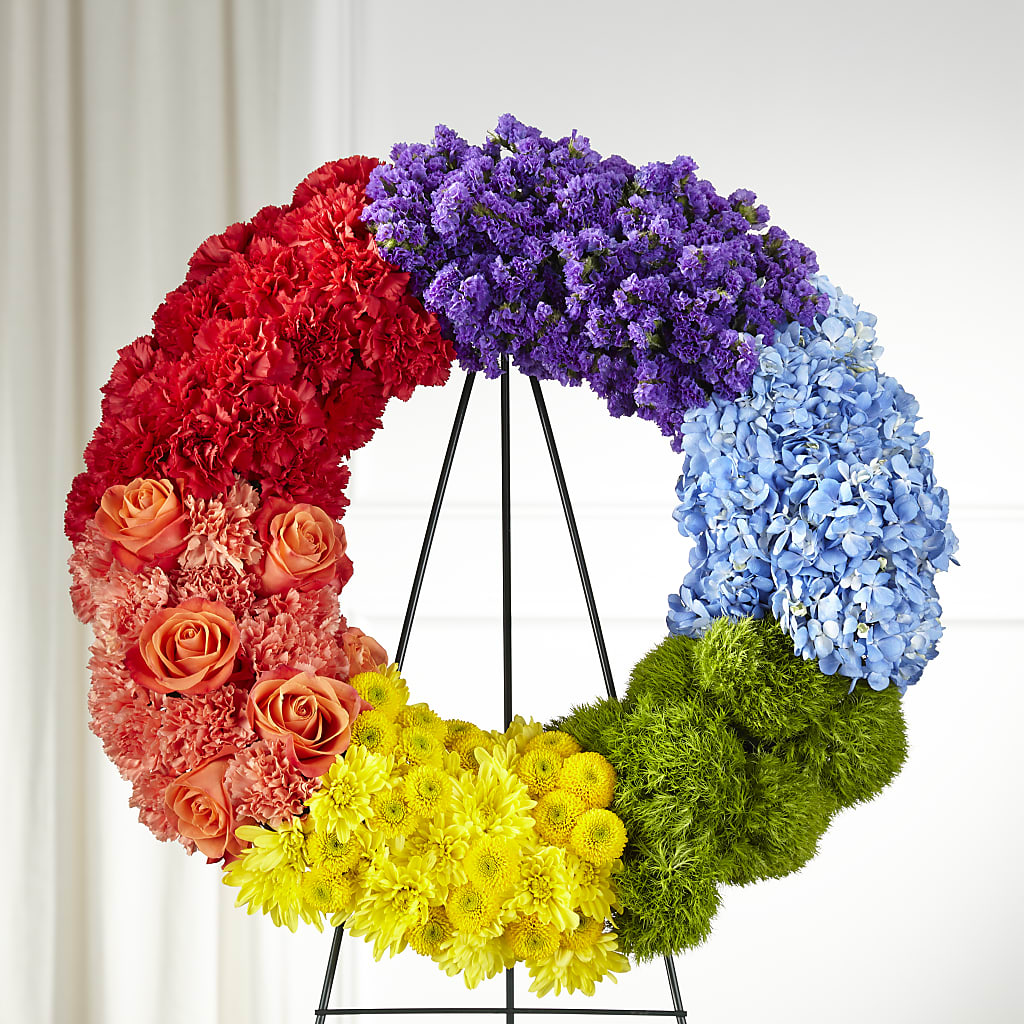 Circle of Love Wreath – EDDY'S FLOWERS, Norwalk CA
