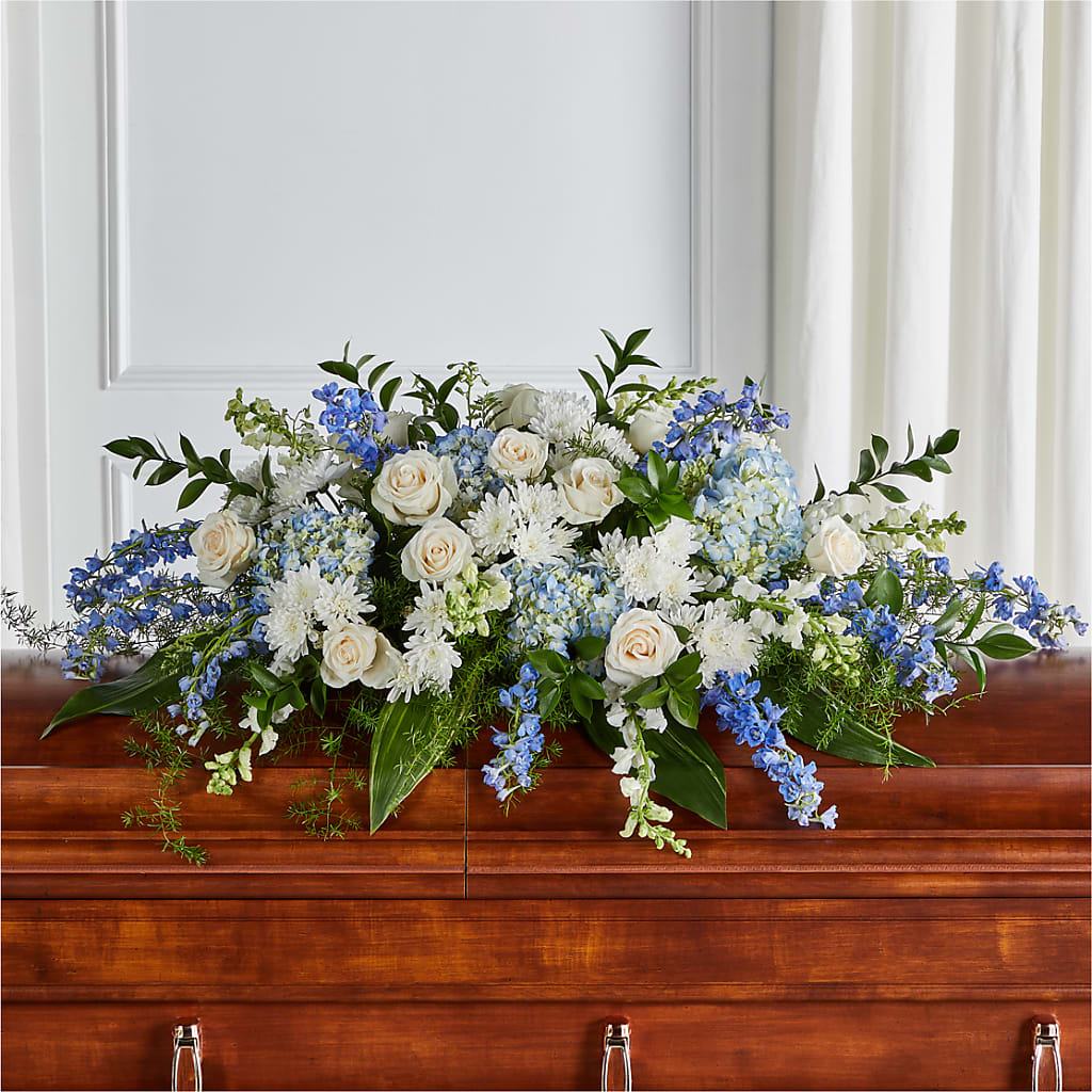 Timeless Essence Casket Spray – EDDY'S FLOWERS, Norwalk CA