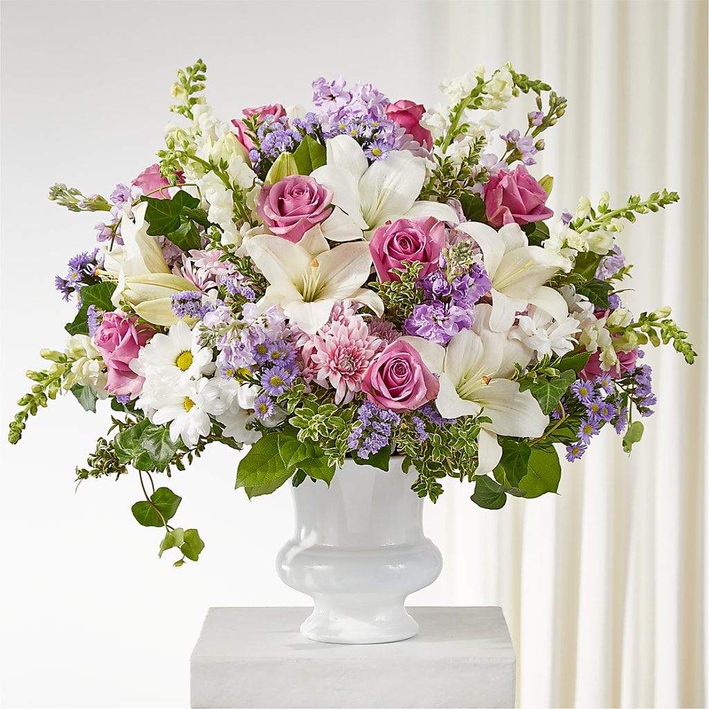 Remarkable Life Urn Arrangement – EDDY'S FLOWERS, Norwalk CA