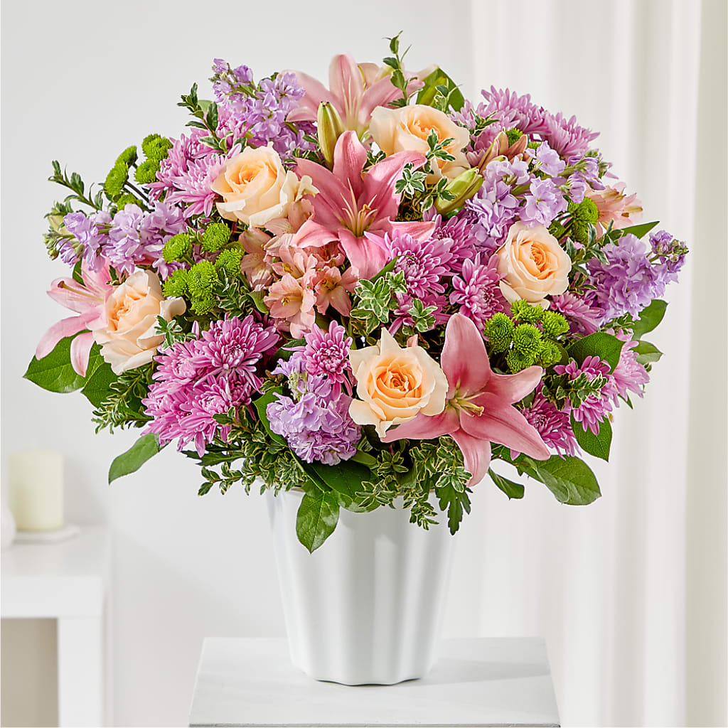 Supportive Embrace Tabletop Basket – EDDY'S FLOWERS, Norwalk CA