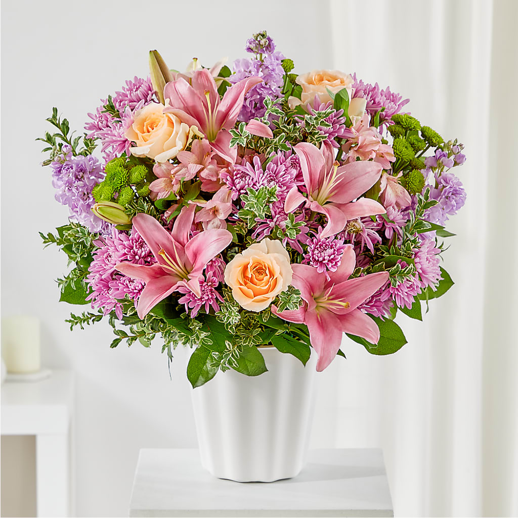 Supportive Embrace Tabletop Basket – EDDY'S FLOWERS, Norwalk CA