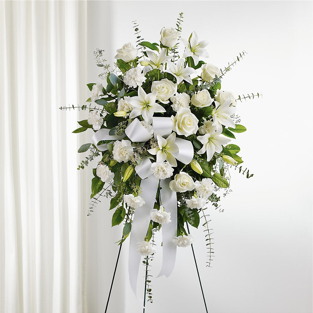 With Care Standing Spray – EDDY'S FLOWERS, Norwalk CA