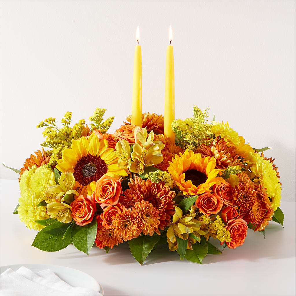 Autumn Harmony Centerpiece – EDDY'S FLOWERS, Norwalk CA