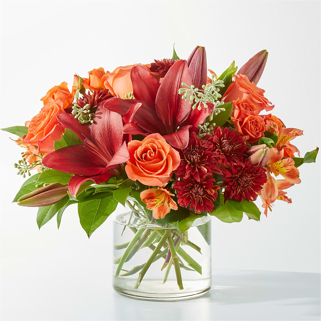 Crimson Leaves Bouquet – EDDY'S FLOWERS, Norwalk CA