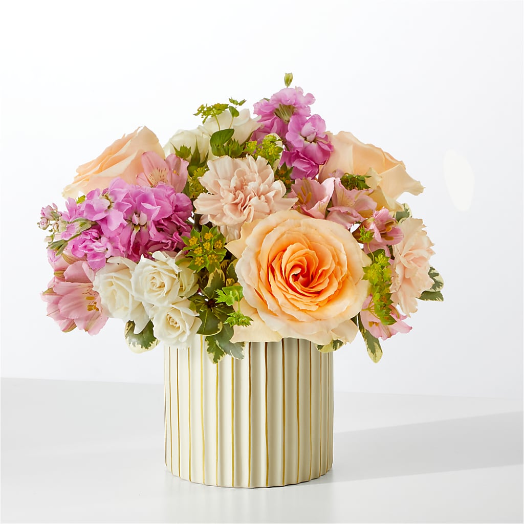 Paradise Bouquet with Ivory Vase – EDDY'S FLOWERS, Norwalk CA