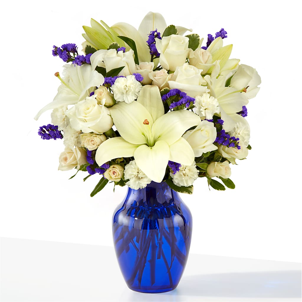 Sapphire Rush Bouquet – EDDY'S FLOWERS, Norwalk CA